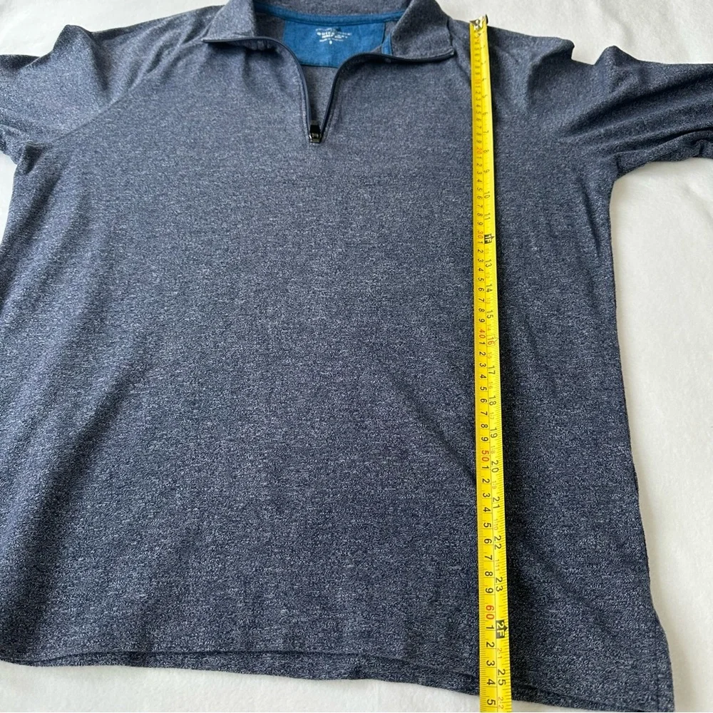 Banana Republic Men’s Blue 1/4 Zip Pullover Performance Wear Quick Dry Size S